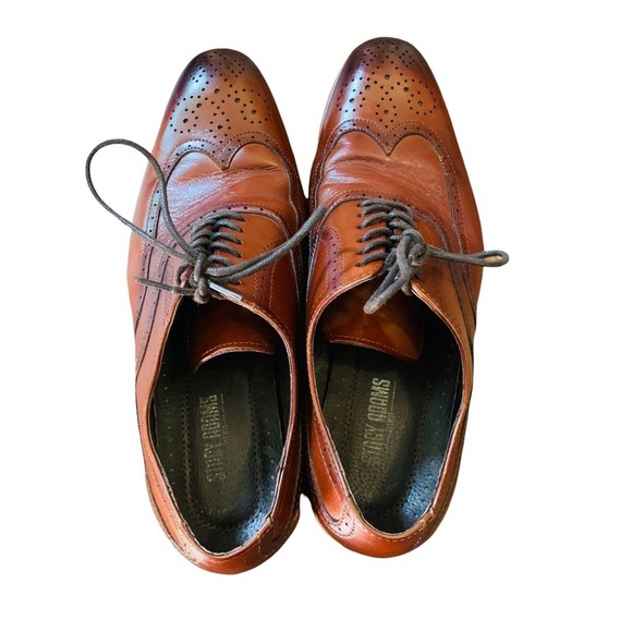 Stacy Adams 8.5 Mens Lace Up Oxford Dress Shoes - Picture 6 of 10